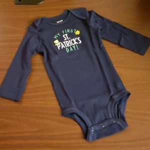 $3 w/ bundle! My First St. Patrick's Day Onesie